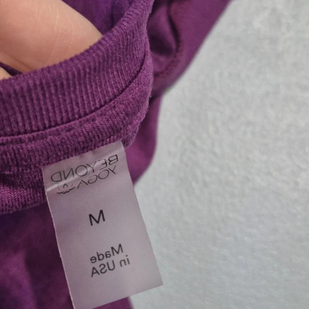 Beyond Yoga Top Womens Medium Purple Featherweight‎ Rebalance Spacedye Tank - Picture 4 of 9